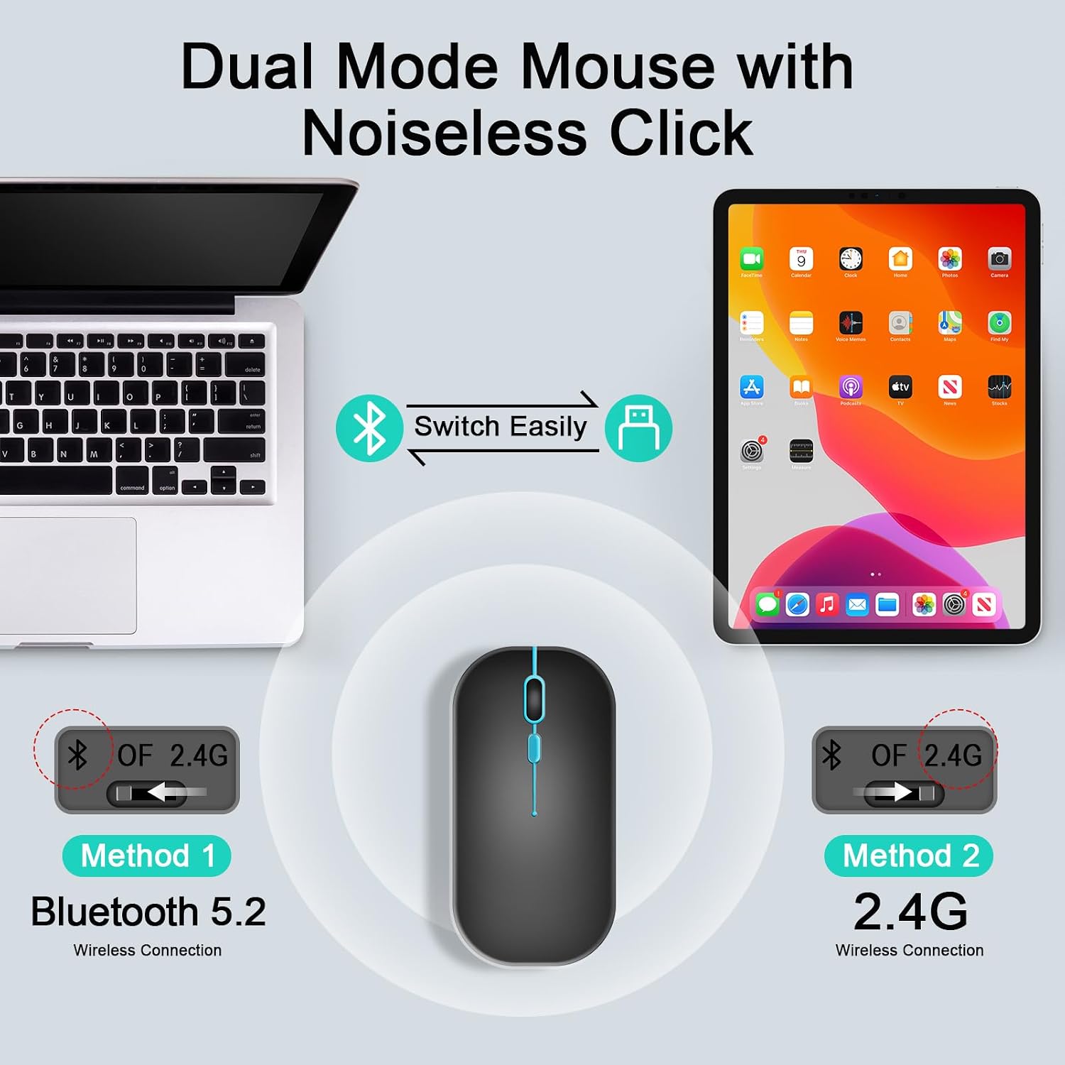 Thumbnail 4 de SOPPY Portable Bluetooth Keyboard and Mouse UK layout