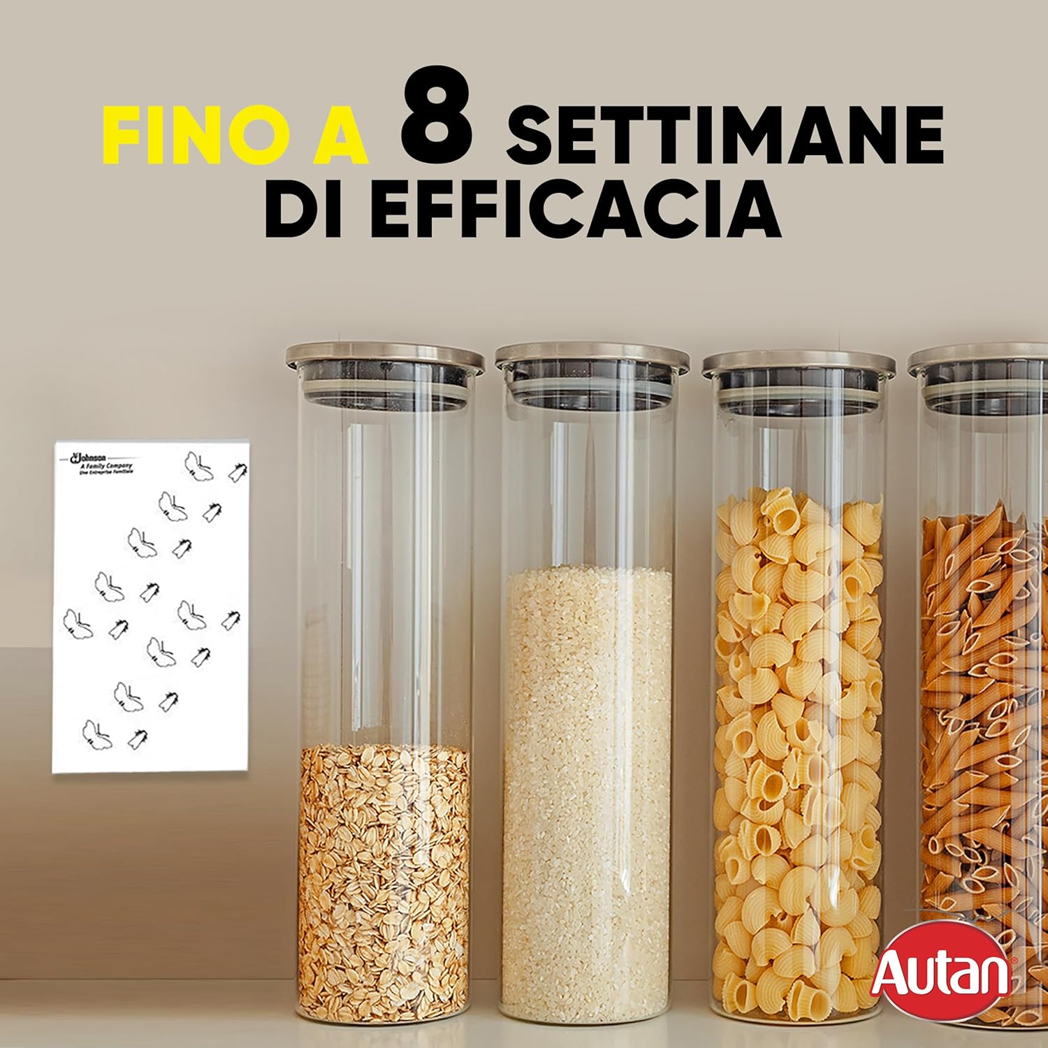 Thumbnail 5 de Autan Antitarme Alimentari – Confezione Bipacco, cattura tarme e farfalline del cibo, efficace fino a 8 settimane