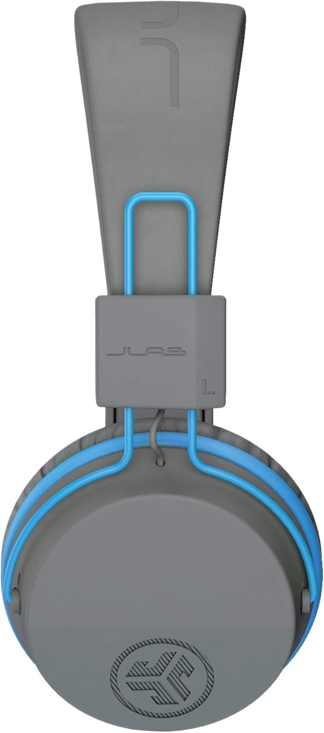 Thumbnail 1 de JLab JBuddies Studio Casque audio Bluetooth enfant (petite taille) avec limiteur de volume, micro et 24 h d’autonomie – Bleu