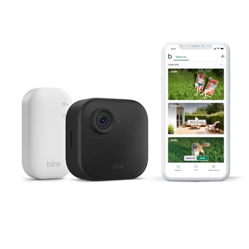 Detalle de Blink Outdoor 4 : caméra de surveillance sans fil HD 1080p avec autonomie jusqu'à 2 ans — Sync Module Core inclus