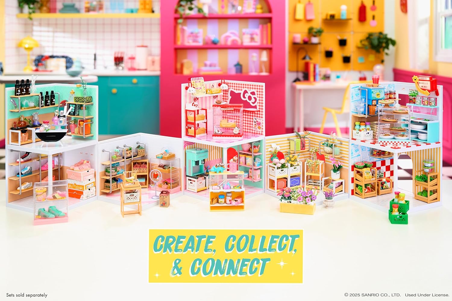 Thumbnail 6 de MGA's Miniverse Make It Mini Spaces Hello Kitty – Baukasten zum individuellen Gestalten