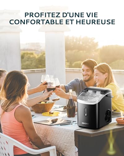 Thumbnail 7 de EUHOMY Machine à glaçons 15 kg/24 h — compacte, économe et facile d’entretien