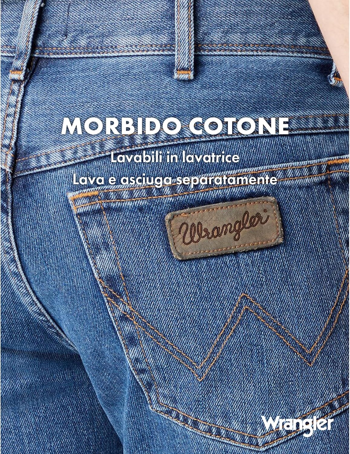 Detalle 2 de Wrangler - Texas, Jeans Uomo: comfort e stile intramontabile
