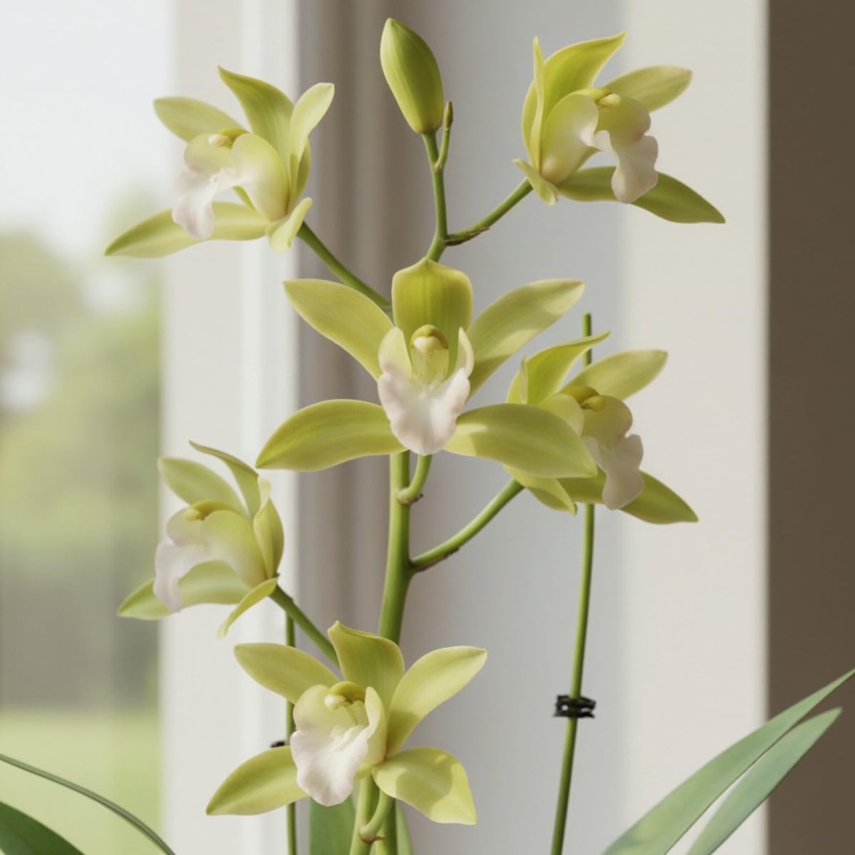Detalle 2 de DUTCH BULBS EXCLUSIVE PLANTS FROM HOLLAND 8720364058753 Orange Cymbidium Orchid, 60–70 cm