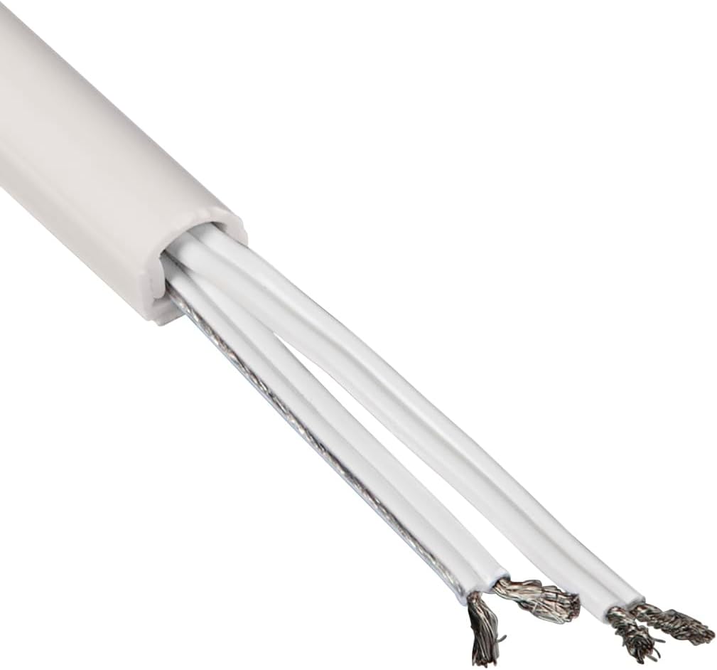 Thumbnail 2 de Hama Goulottes autocollantes blanches à 4 passe-câbles (1,1 x 1 x 100 cm) – canal décoratif pour protéger et cacher les câbles