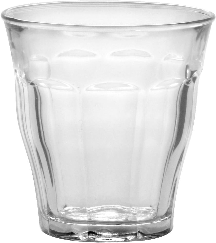 Duralex 1025AB06/6 Picardie Water Glasses (6-pack) 130ml — Classic durability, everyday clarity