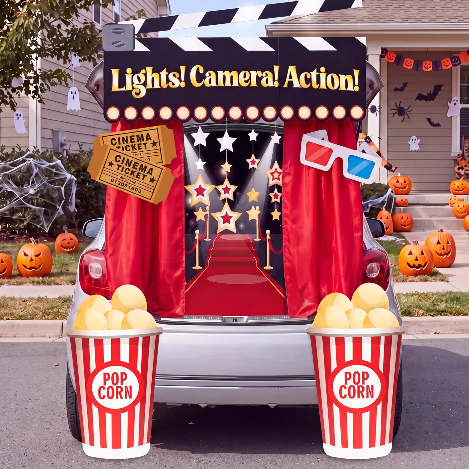 Detalle 2 de JOYIN 16500 Halloween Cinema Trunk-or-Treat Decoration Kit