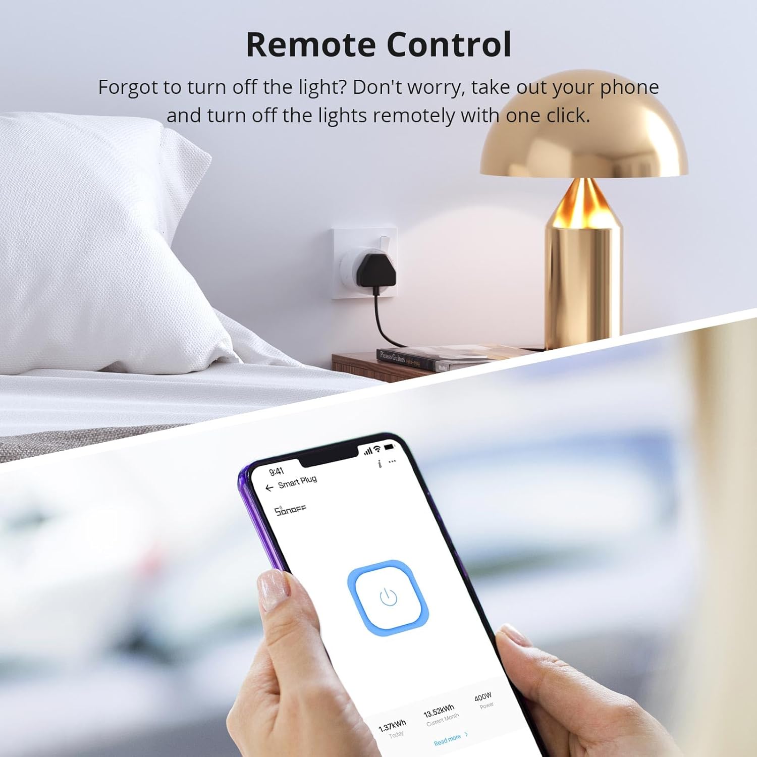 Thumbnail 3 de SONOFF S60TPG WiFi Smart Plug: Mini Socket with Energy Monitoring and Voice Control