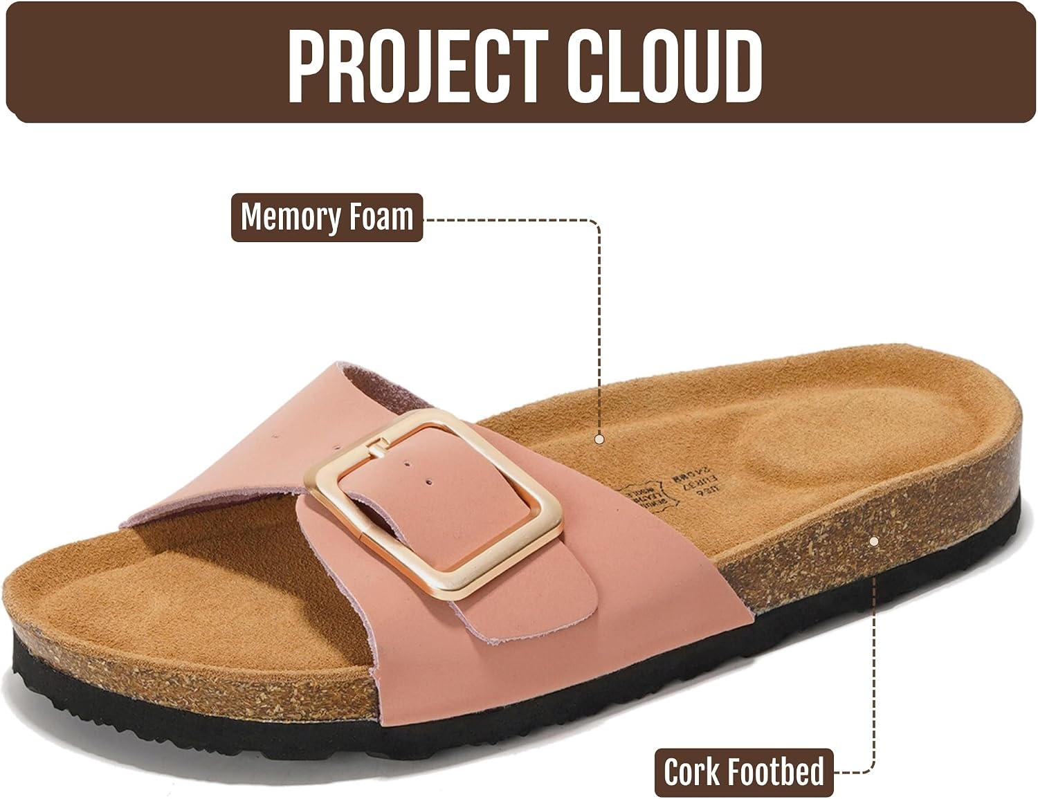 Detalle 2 de Project Cloud Women's Leather Sandals