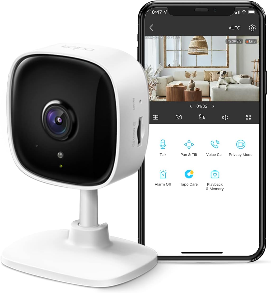 Detalle de Tapo Indoor Security Camera C110