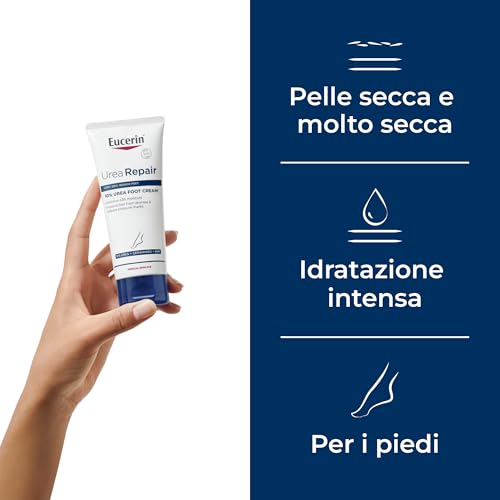 Detalle de Eucerin Urea Repair Crema Piedi 10% 100 ml – idratazione profonda per talloni screpolati