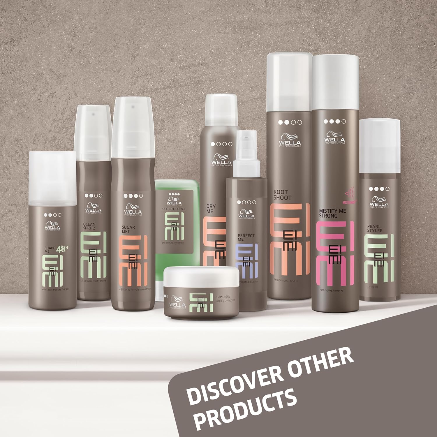 Thumbnail 4 de Wella Professionals EIMI Shape Control Hair Mousse (Heat Protection) – Level 4 Hold