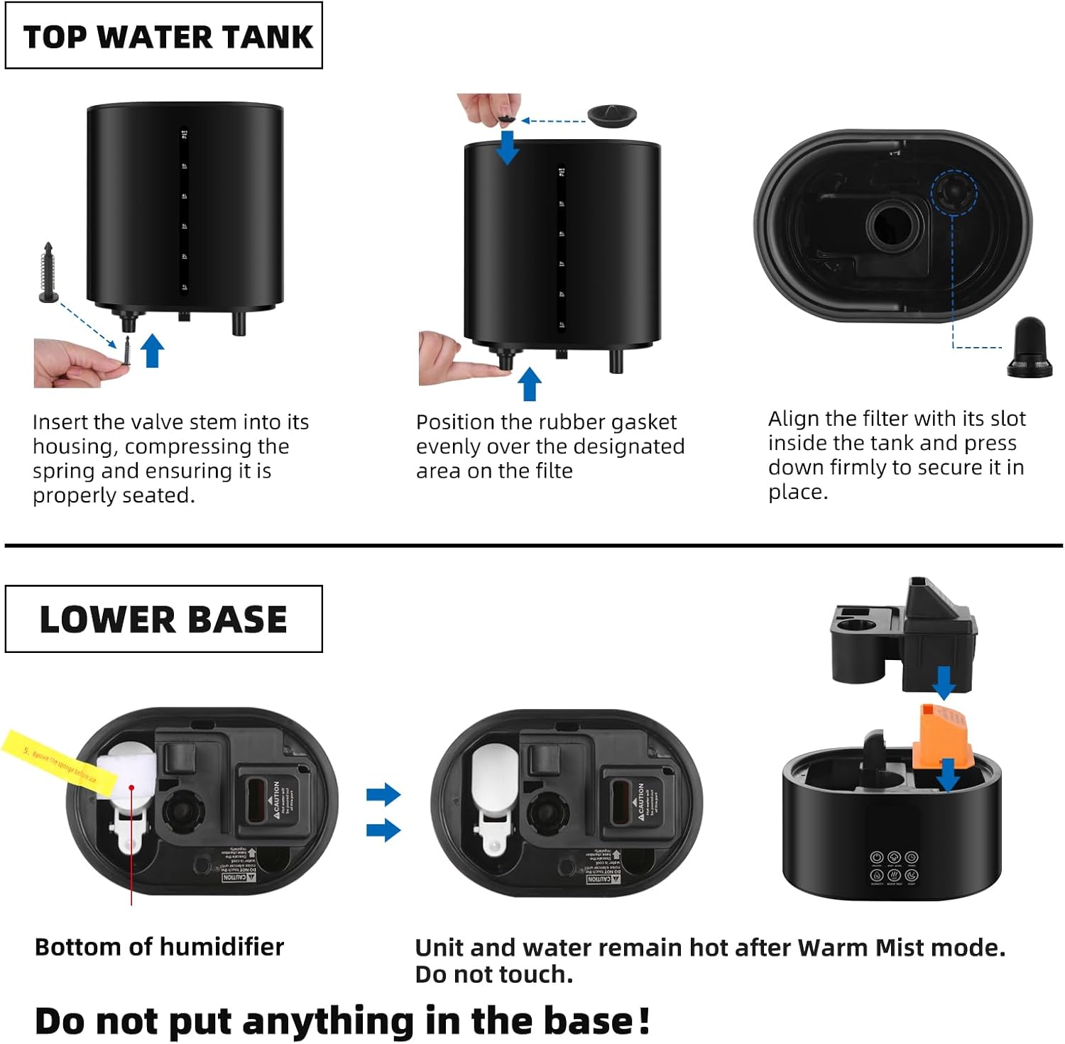 Thumbnail 2 de Coolfiqu 6L Warm & Cool Mist Humidifier (Top-Fill) with 360° Nozzle, Quiet Sleep Mode & Essential Oil Diffuser
