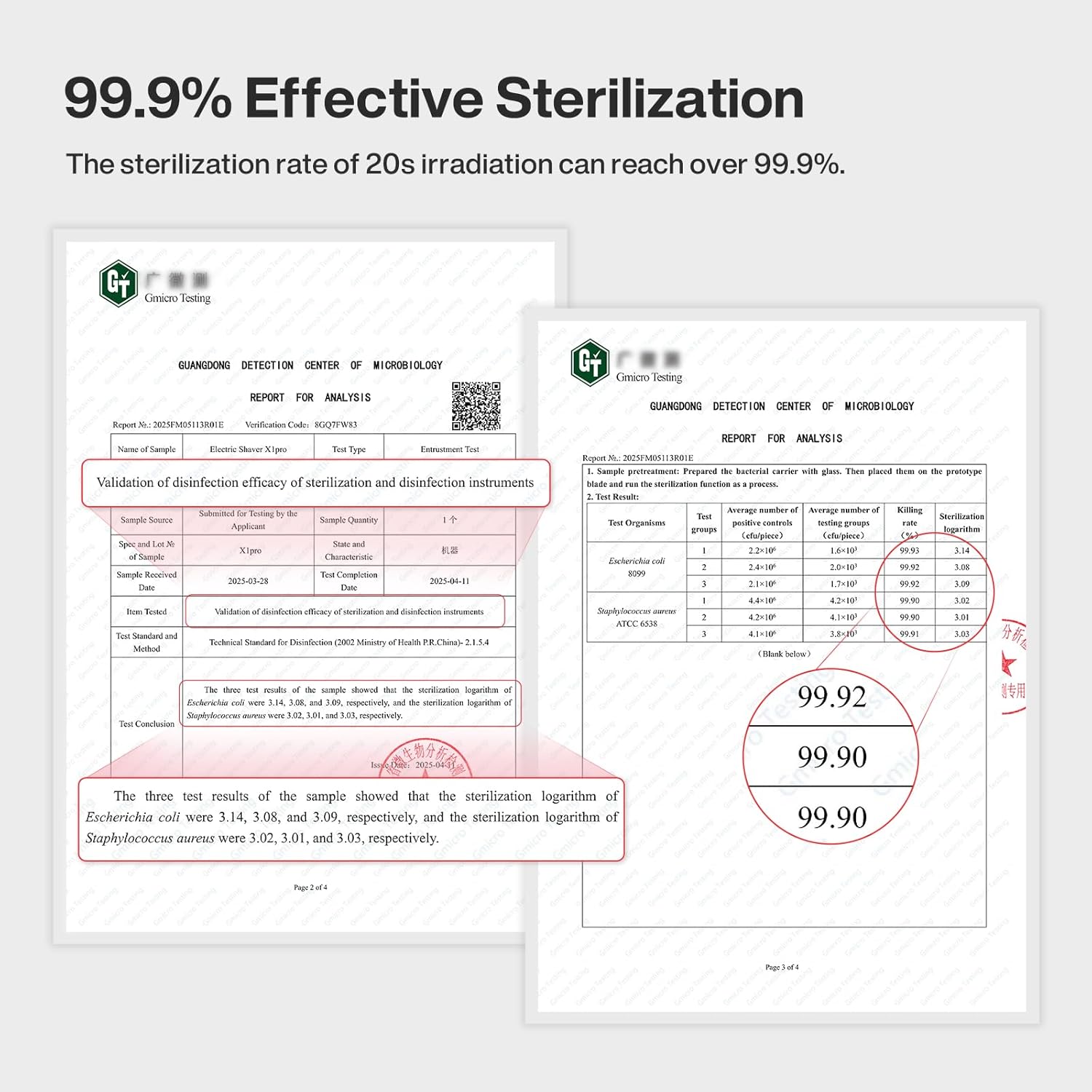Thumbnail 5 de Shavers for Men Protable Foil Shaver with Double Floating Blade, UV Lamp and IPX7 Wet & Dry (USB-C)