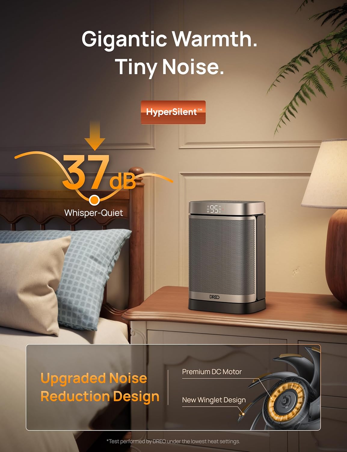 Detalle 2 de Dreo Space Heater 1500W Portable Electric Heater