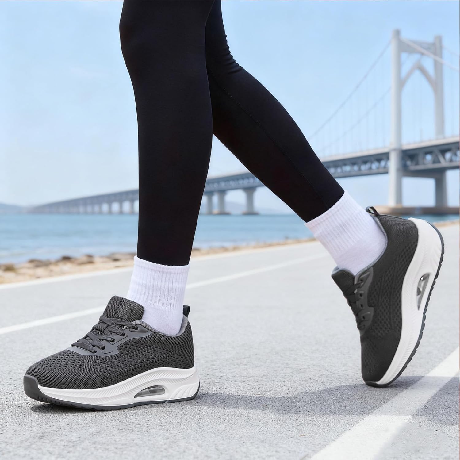 Thumbnail 1 de Zcbstl Women’s Trainers with Arch Support and Air Cushion Memory Foam