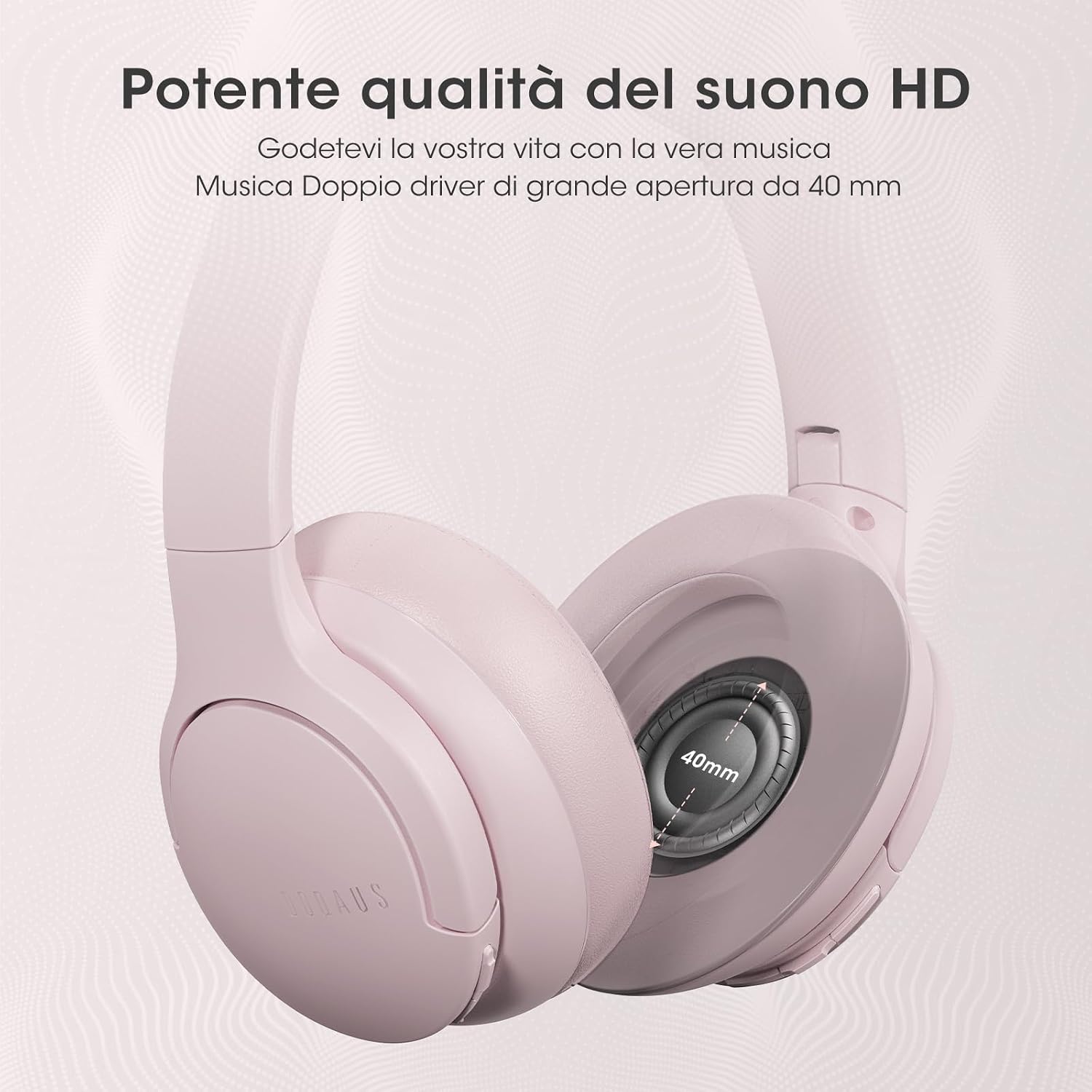 Thumbnail 6 de DOQAUS Cuffie Wireless Bluetooth Over Ear: autonomia top e suono HiFi con 3 modalità EQ