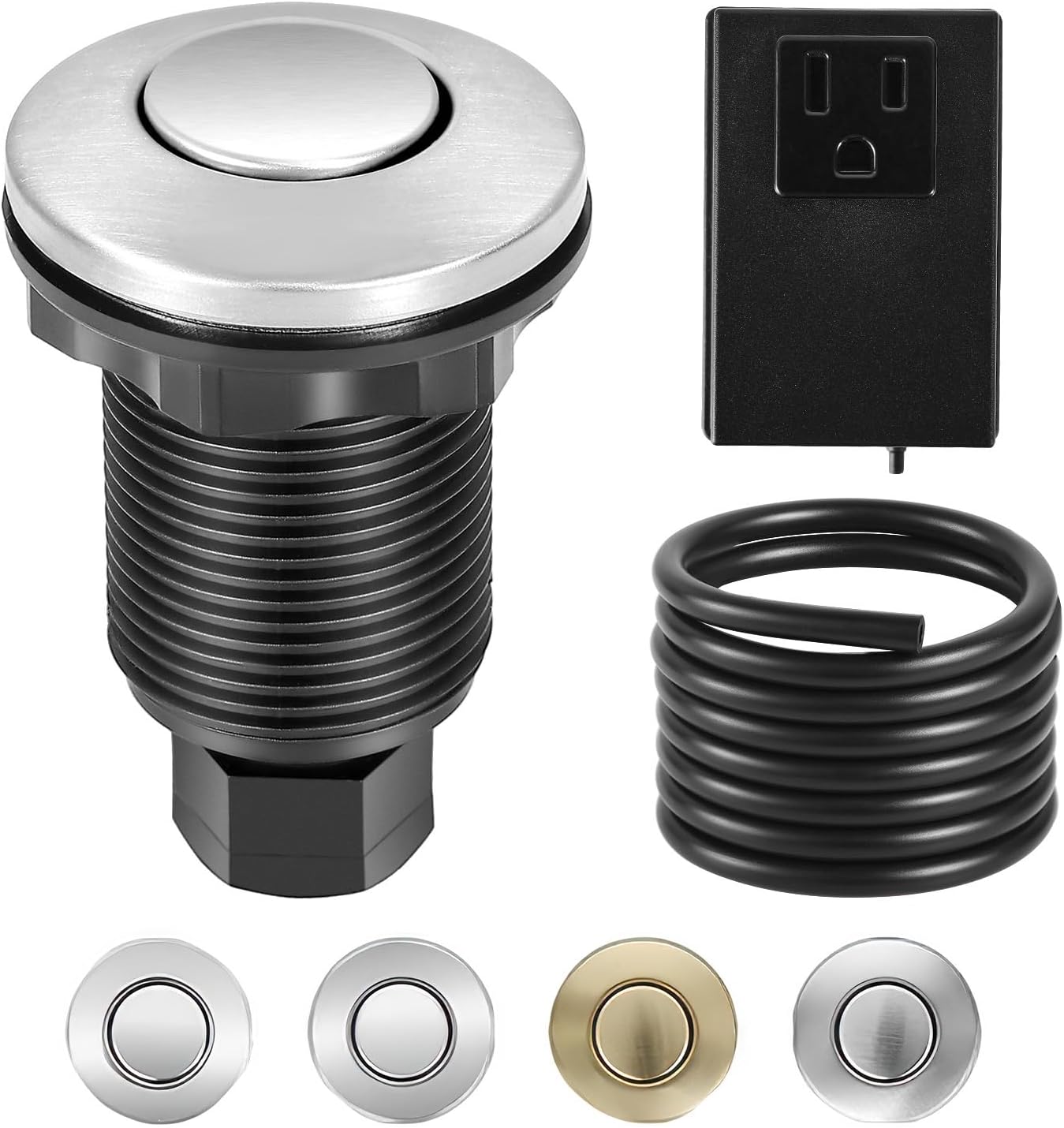 Detalle de VEVOR Garbage Disposal Air Switch Kit, Stainless Steel