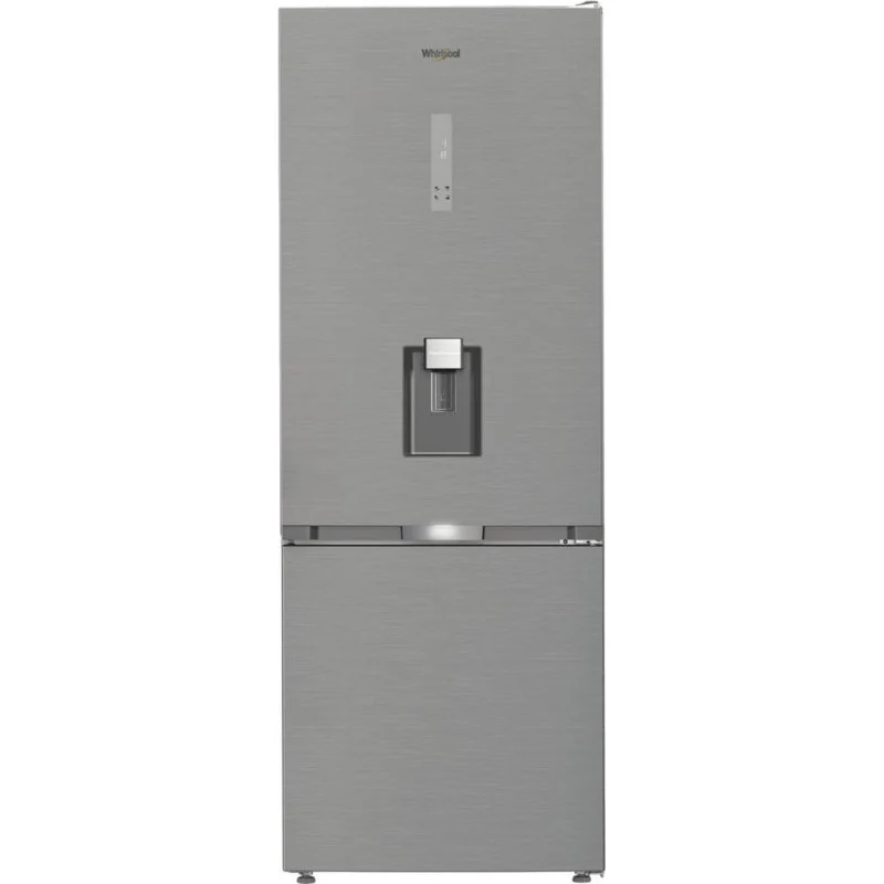 Detalle 2 de Frigorífico Whirlpool Combi 192 cm 490 L Inox No Frost | Puerta reversible y Display LED