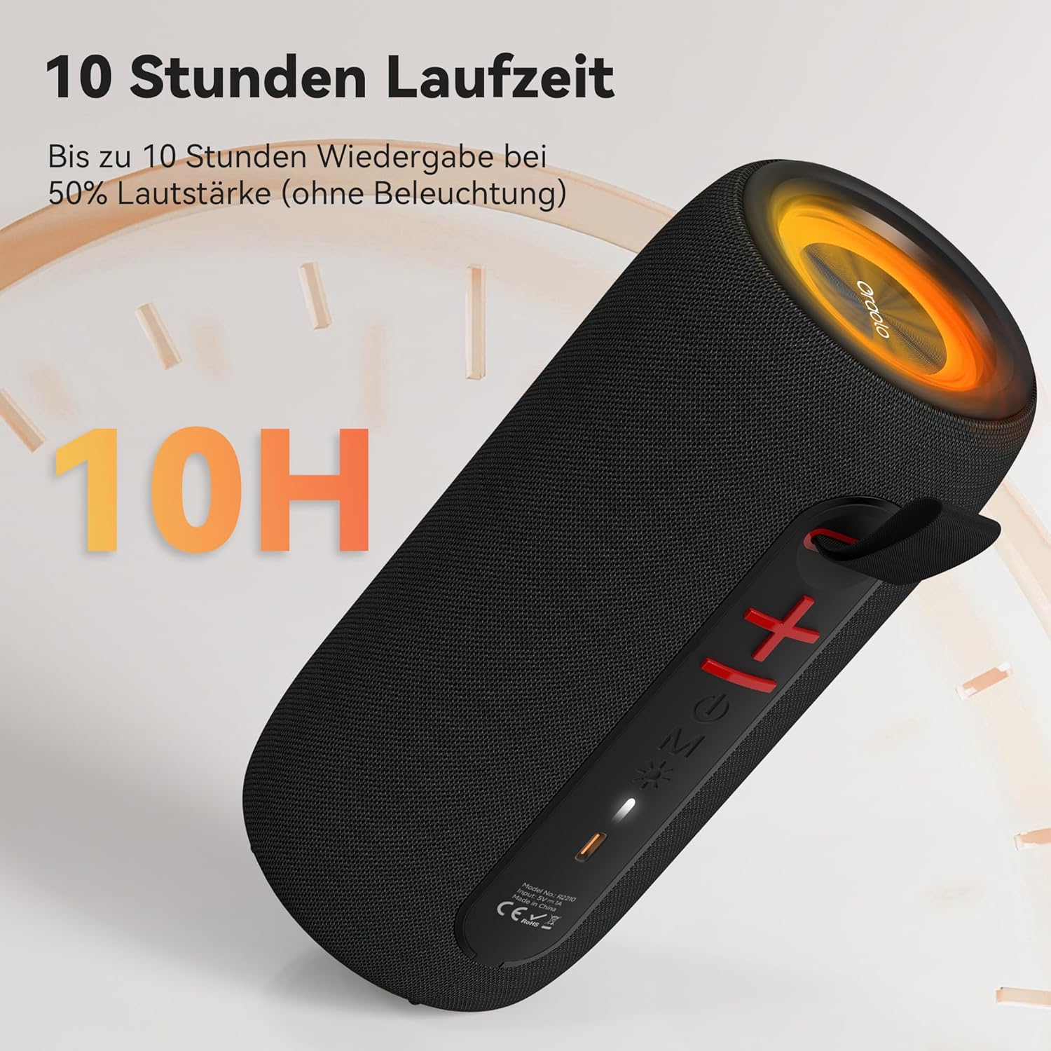 Detalle de oraolo Bluetooth Lautsprecher 24 W mit RGB