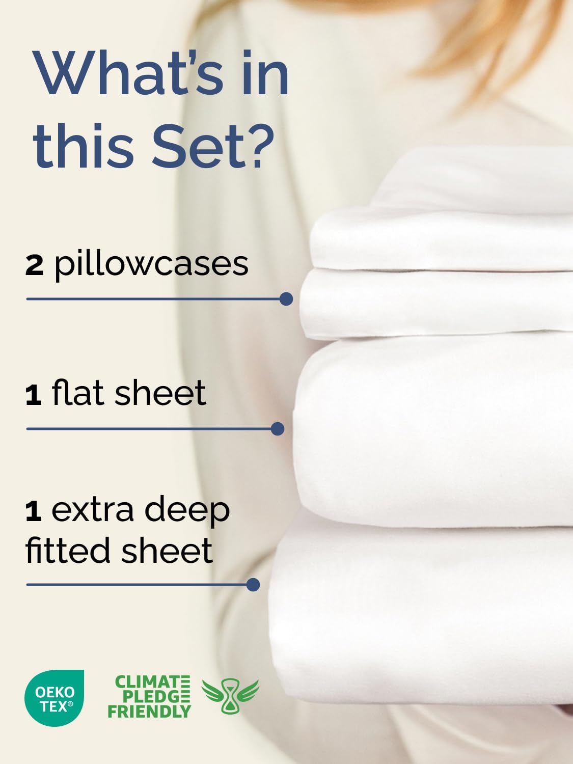Thumbnail 1 de Extra Deep Pocket Queen Sheet Set 21in
