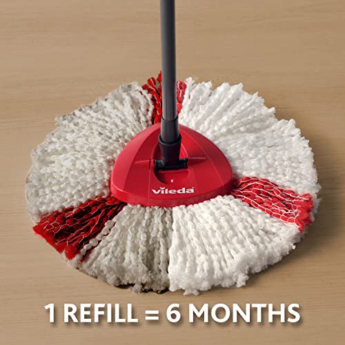 Detalle de Vileda Turbo 2in1 Spin Mop Head Refills (Pack of 2) – Microfibre Power