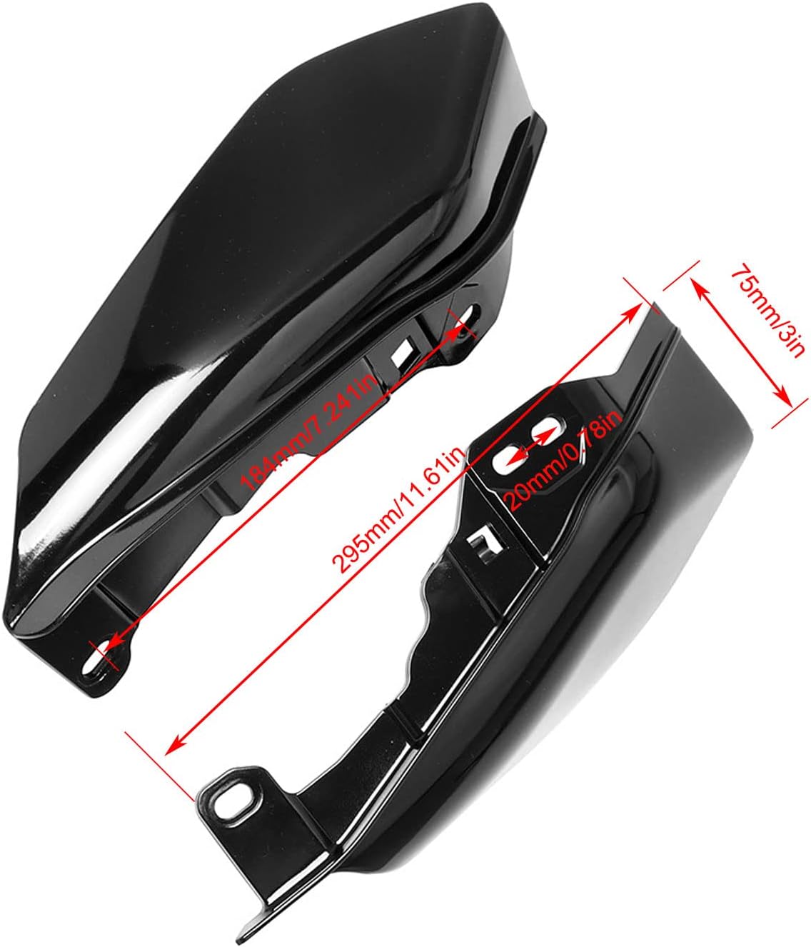 Detalle 2 de Carkio Motorcycle Air Deflectors