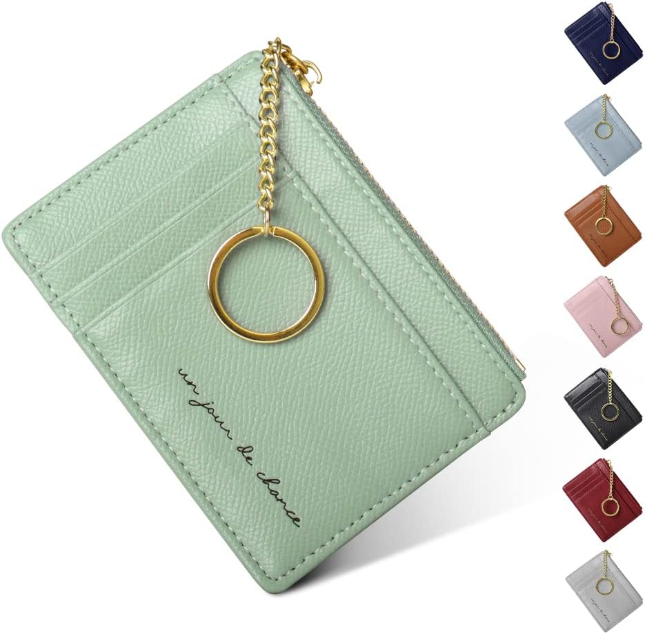 Detalle de Gadom Ladies Purse: RFID-Blocking Wallet with 8 Card Slots and Zipper Coin Pocket