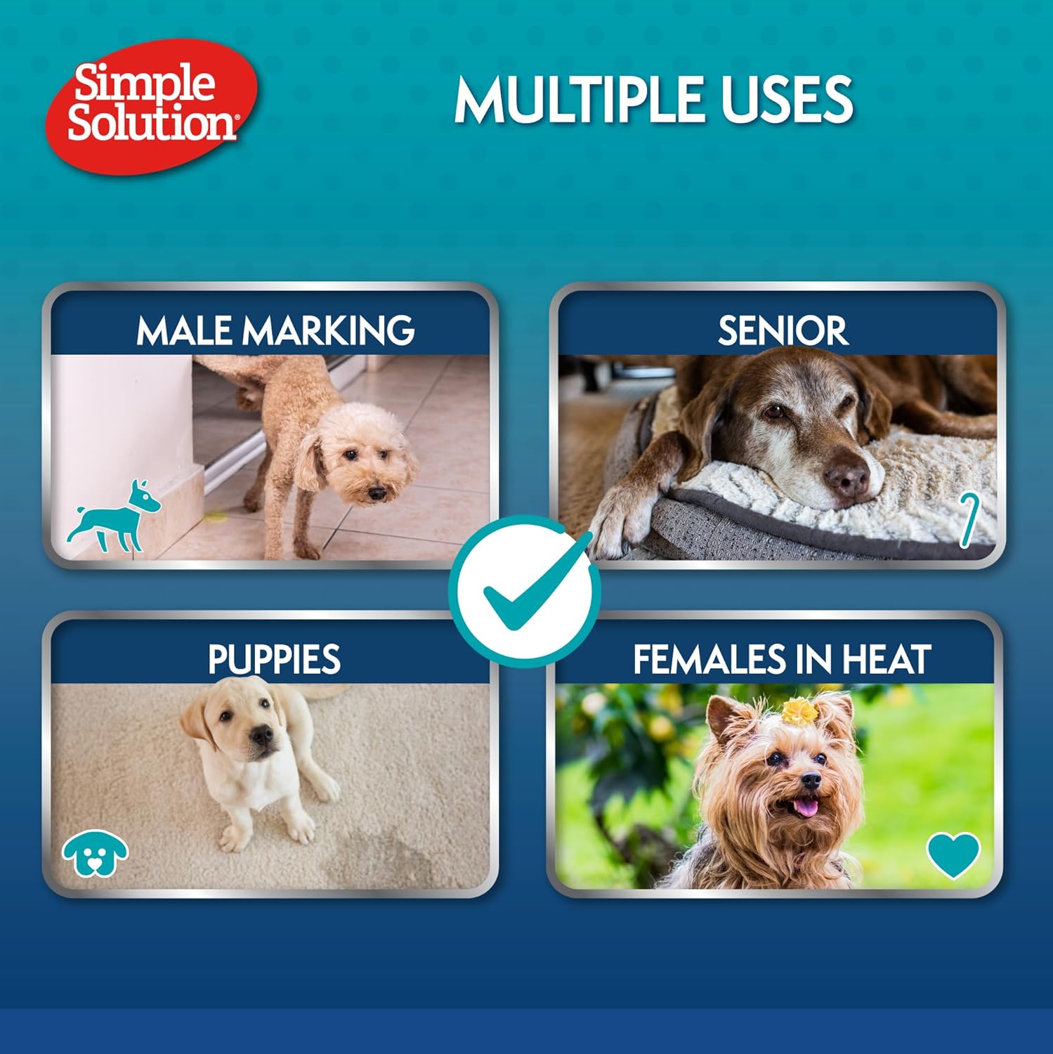 Thumbnail 6 de Simple Solution Pannolini Monouso per Cani Femmina, Grande/XL – Confezione da 12