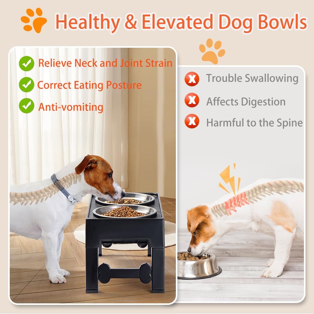 Detalle de Marchul Marchul raised dog bowls 1200ml
