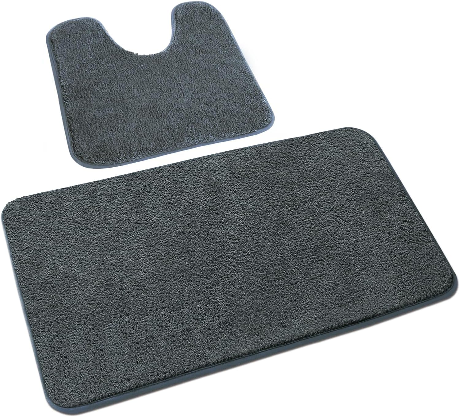 Detalle de Rururug bathroom rug set – Soft microfibre mats