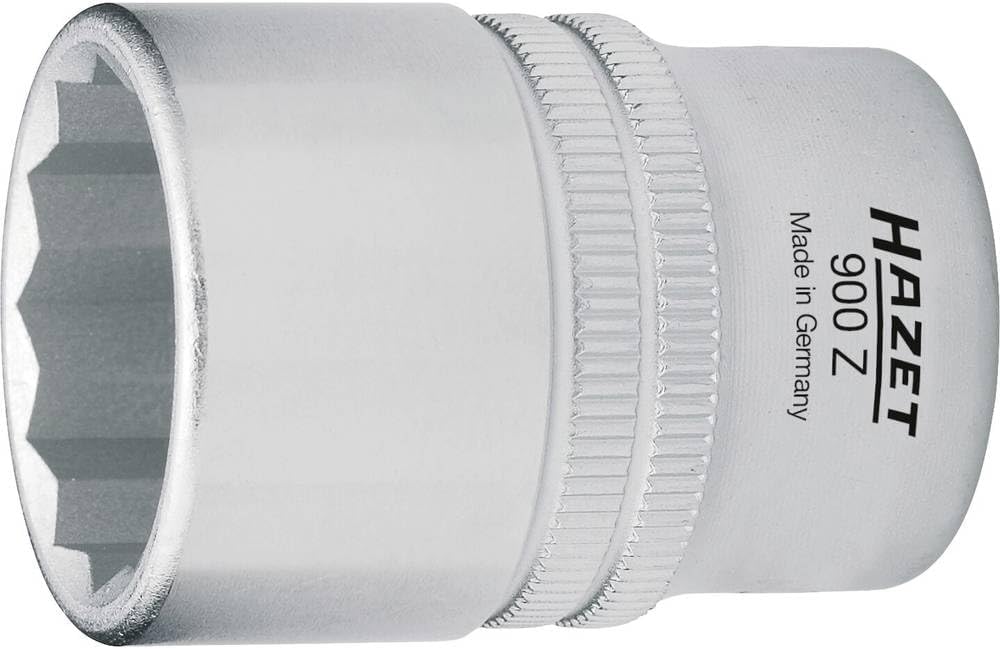Detalle de HAZET 900Z17 12角ソケットレンチ 差込角12.7mm・クロム仕上げ