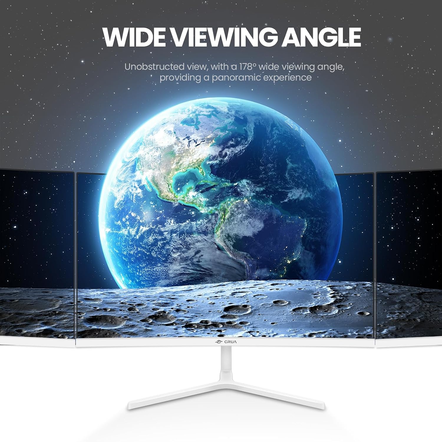 Thumbnail 2 de CRUA 24 Inch Curved Monitor 100Hz