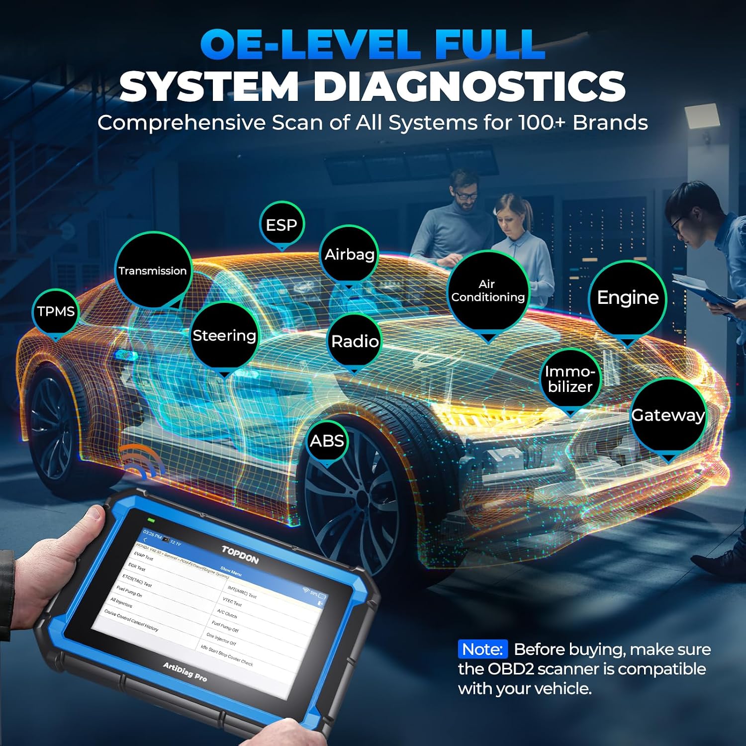 Thumbnail 1 de TOPDON ArtiDiag Pro bi-directional car diagnostic tool (ECU coding & OE-level system diagnosis)