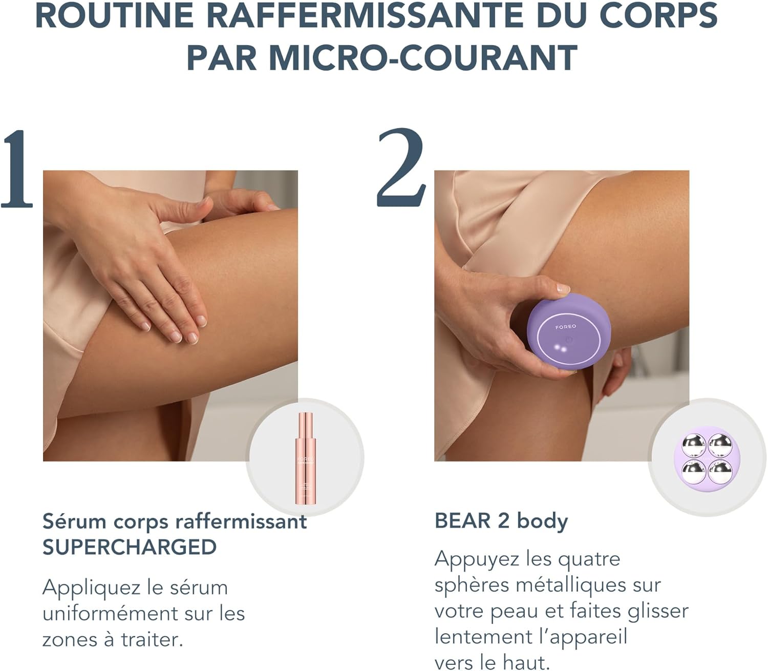 Thumbnail 1 de FOREO BEAR 2 Body : appareil de massage micro-courant pour corps et sérum raffermissant