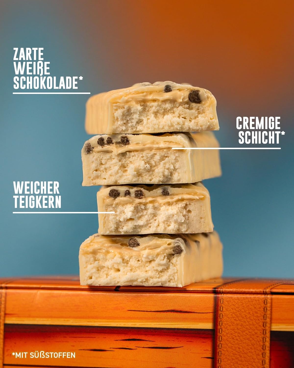 Detalle de Grenade Proteinriegel White Chocolate Cookie – proteinreich, Zuckerarm (12 × 60 g)