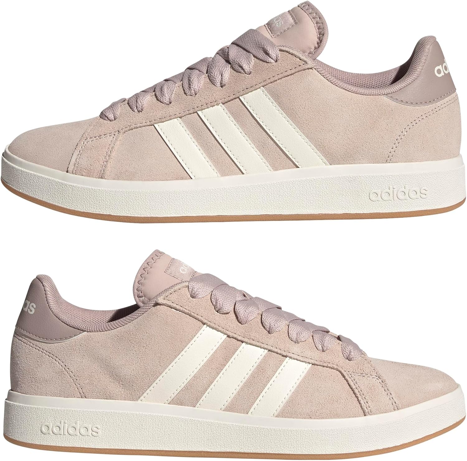 Thumbnail 5 de adidas Unisex Grand Court Base 00s Sneaker aus Wildleder mit Gummi-Sohle (JQ6018)
