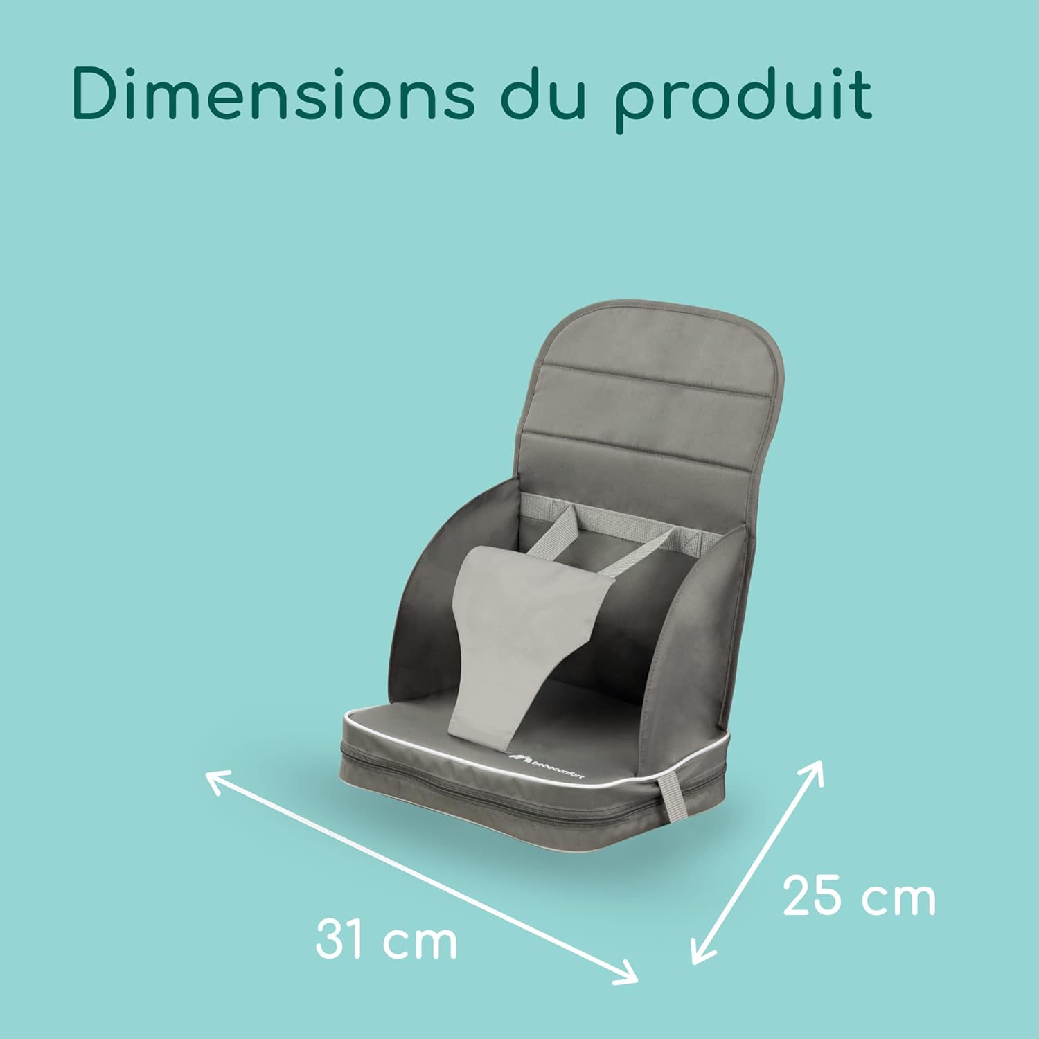 Thumbnail 2 de Bébéconfort Travel Booster (siège réhausseur) pliable, 18 mois à 3 ans, jusqu’à 15 kg – Warm Grey