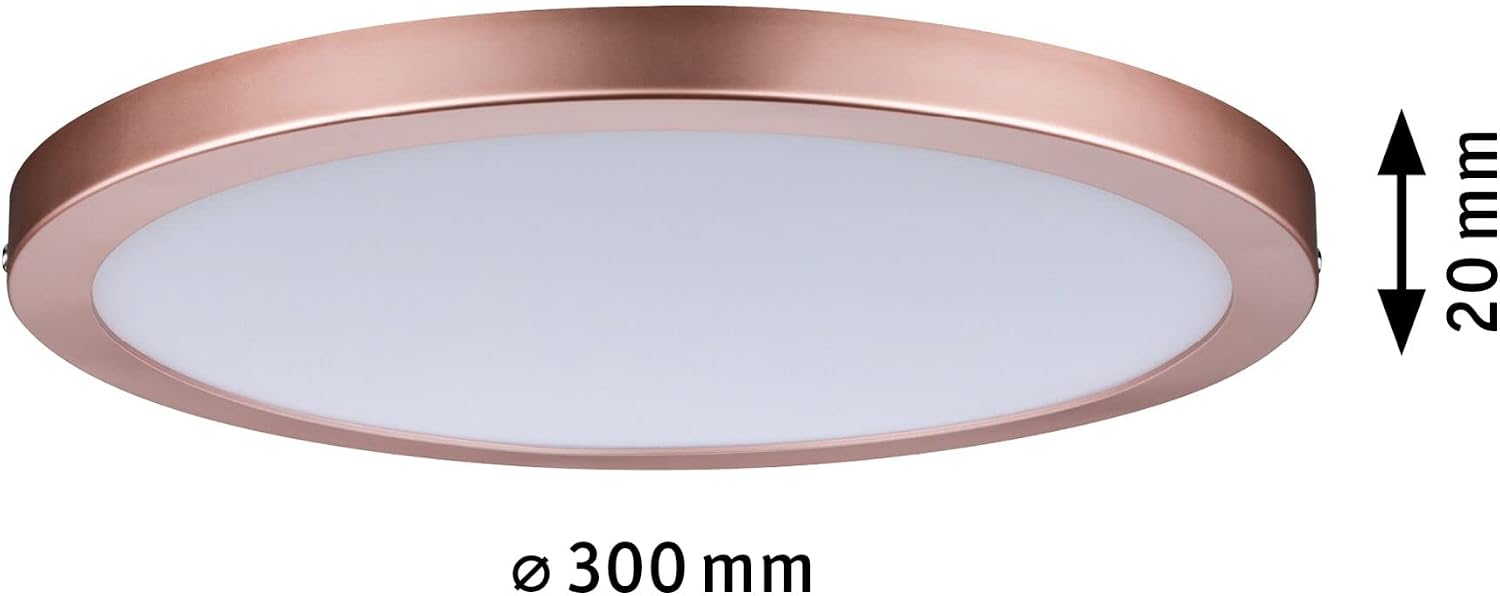 Detalle de Paulmann Atria 708.72 – okrągły panel LED 22 W, 2700 K, różowe złoto