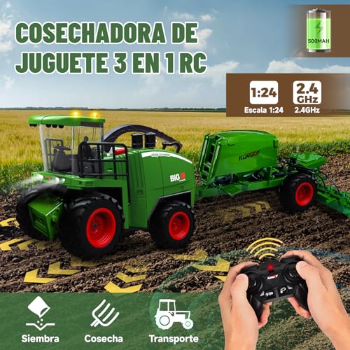 Thumbnail 4 de Ulikey moissonneuse batteuse télécommande ⚙