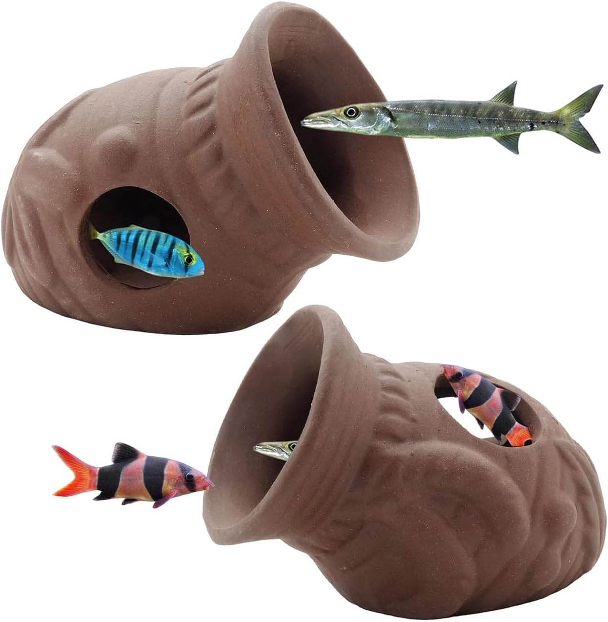 Thumbnail 3 de MaoNativey Fish-Höhle Deko für 2 Stück