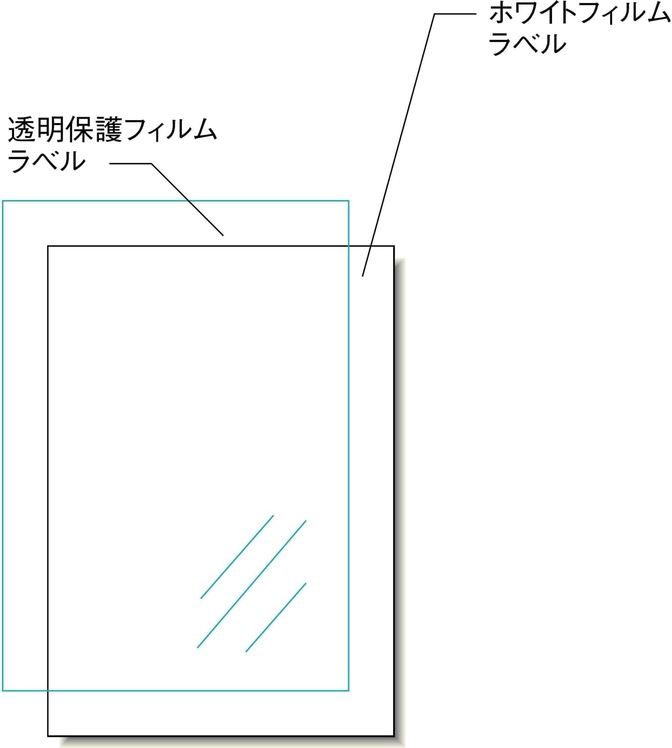 Detalle de エーワン 29421E 手作りステッカー 強粘着タイプ A4・耐水耐光・5セット