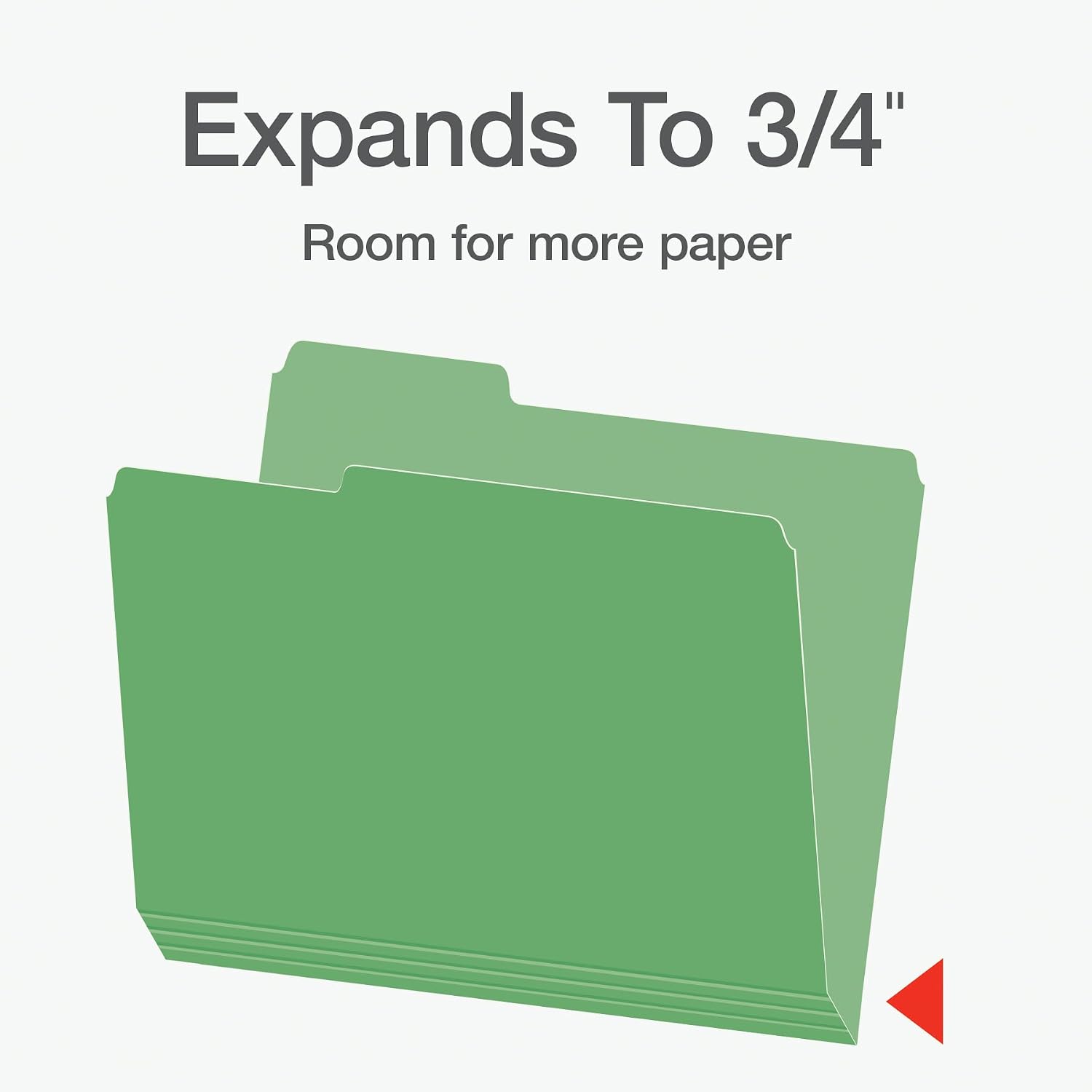 Detalle de Pendaflex 1006536 Heavy Duty File Folders, Letter Size, 50-Pack, 5 Colors