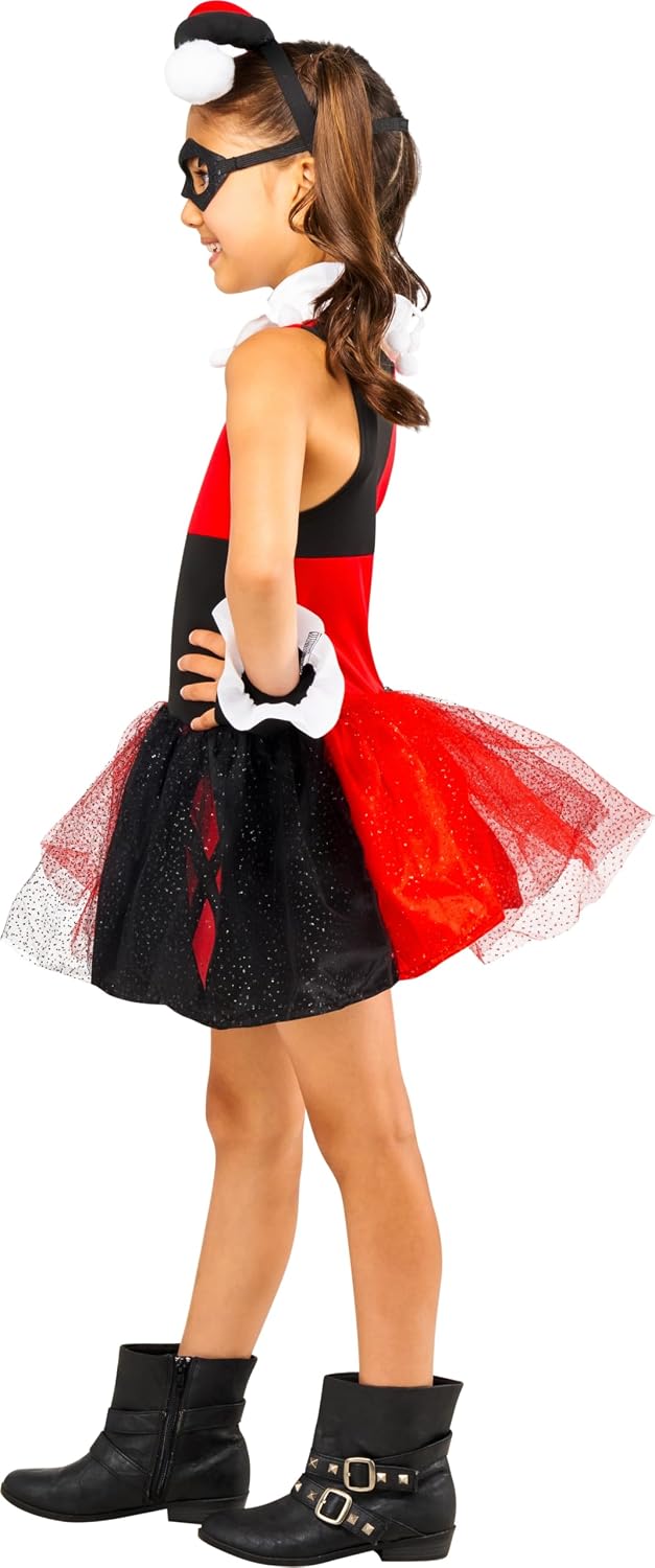 Detalle 1 de Rubies Harley Quinn Costume for Kids, Small