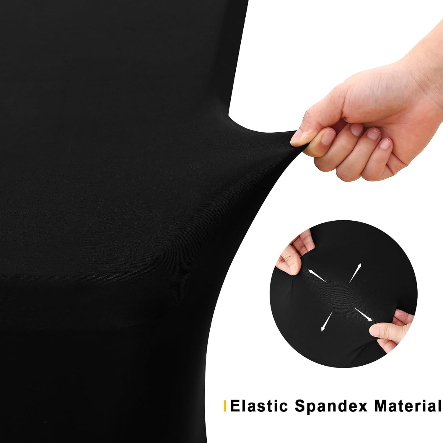 Detalle 2 de Smiry 2 Pack Spandex Table Cloth 72in