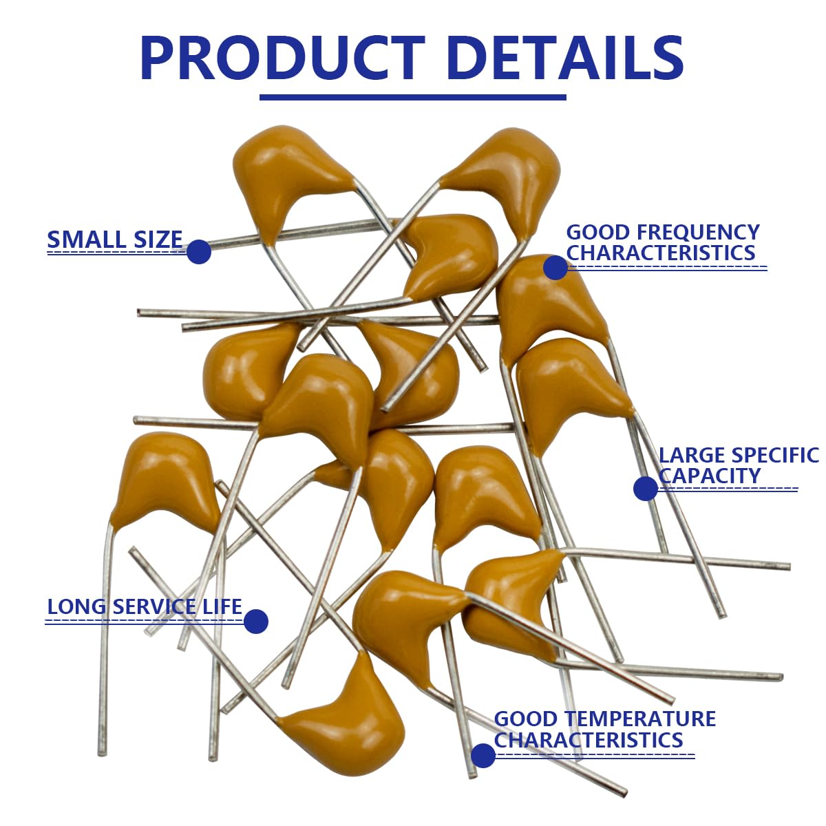 Thumbnail 2 de Innfeeltech 100pcs Keramik Kondensator 100pF ⚙️