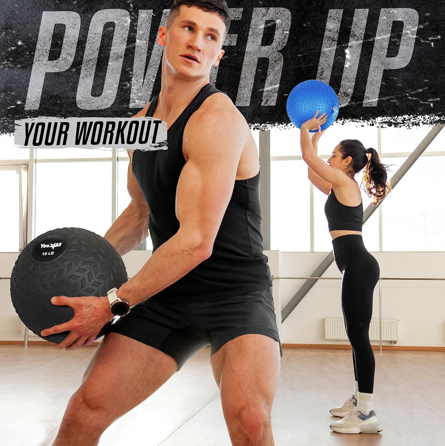 Thumbnail 6 de Slam Balls 10-40 lb Weighted Slam Ball