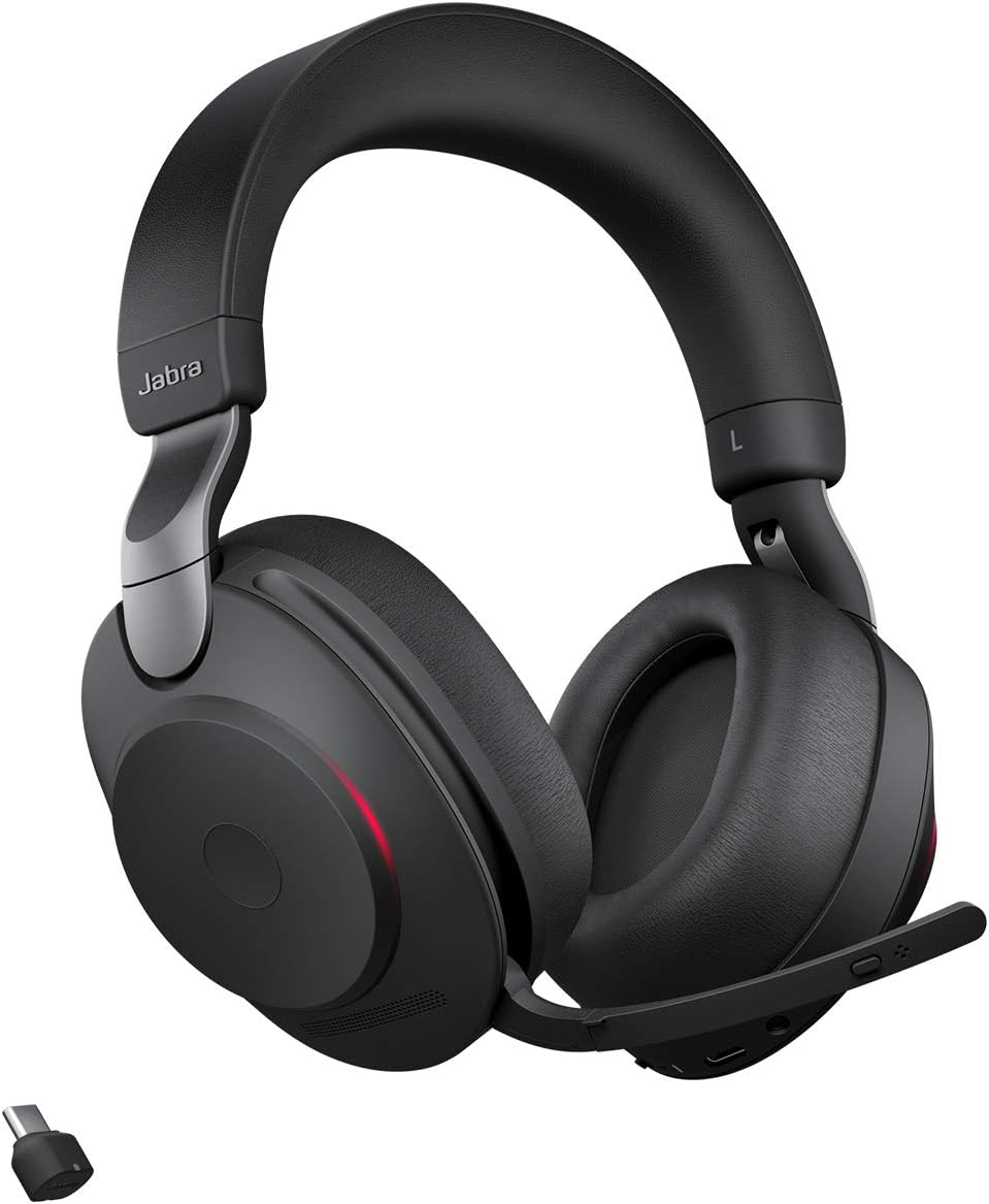 Thumbnail 6 de Jabra Evolve2 85 Wireless con cancellazione del rumore e supporto di ricarica (Nero)