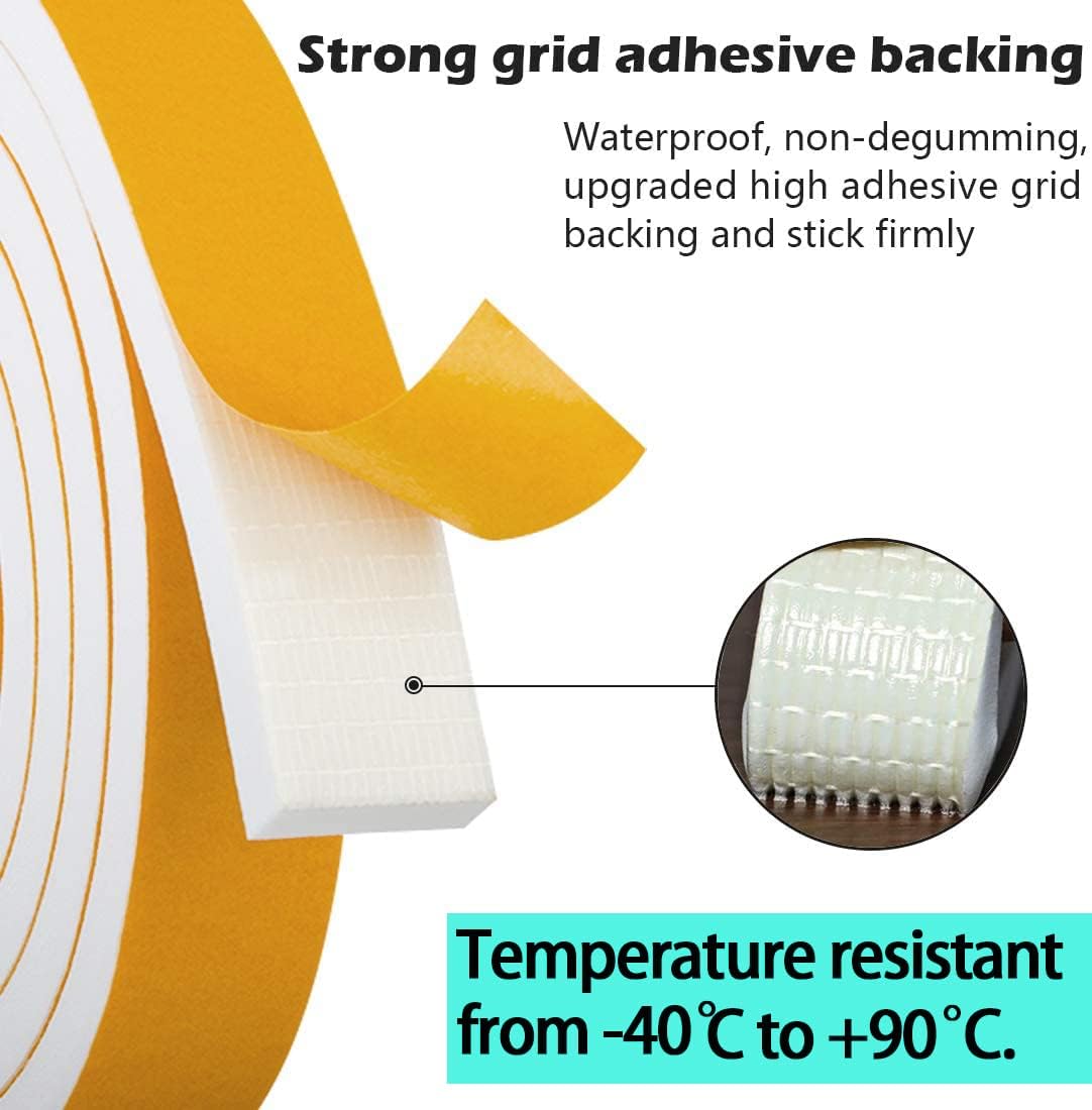 Thumbnail 2 de Dichtungsband Türdichtung selbstklebend (CR-/Neopren-Schaum) 20 mm Breite, 3 mm Dicke, 10 m Länge