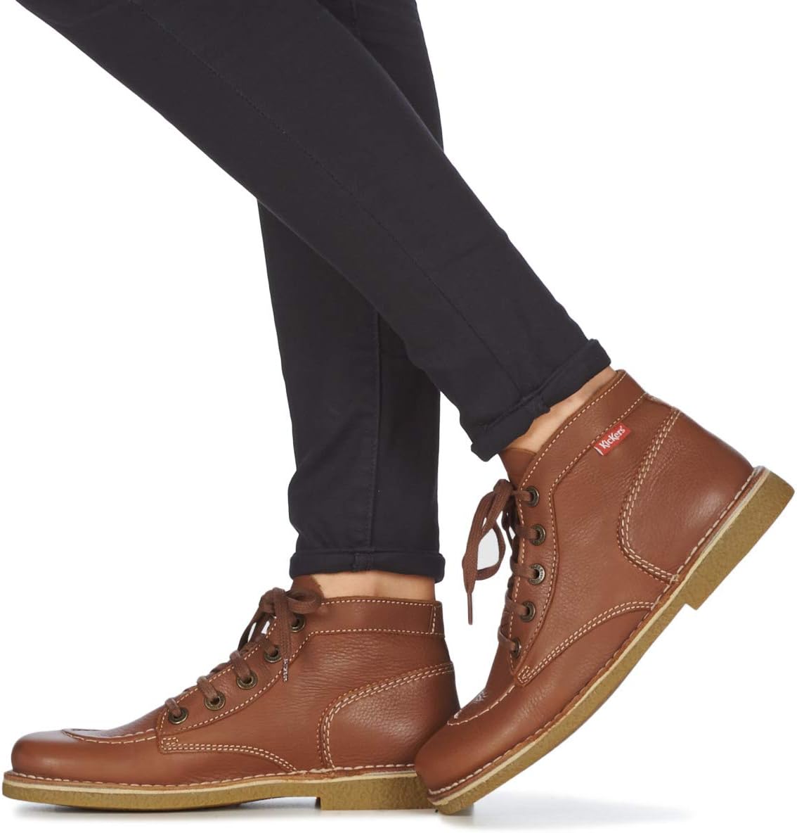 Thumbnail 1 de Kickers Legendiknew Bottillons femme en cuir, talon plat 2 cm
